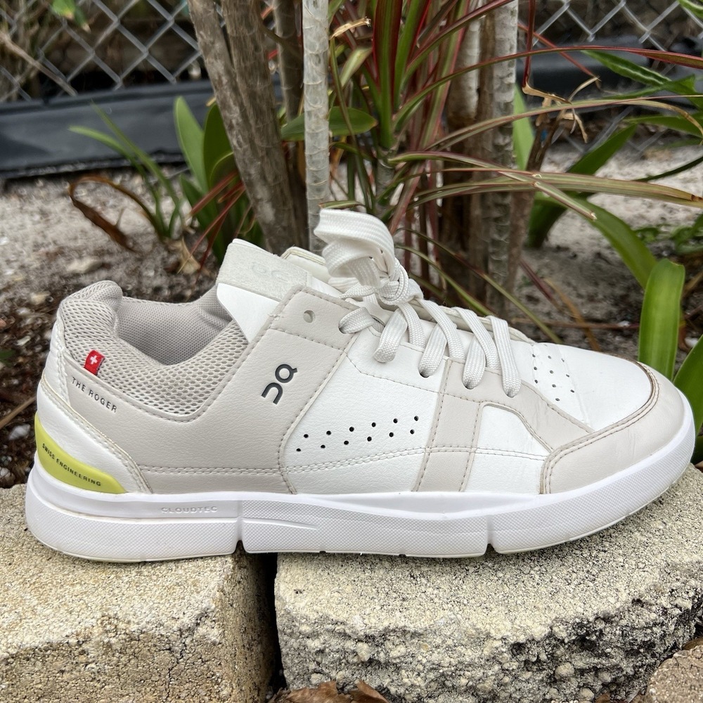 On The Roger Clubhouse Sneakers Sand & Zest Style: 48.98504 Yellow Size W9